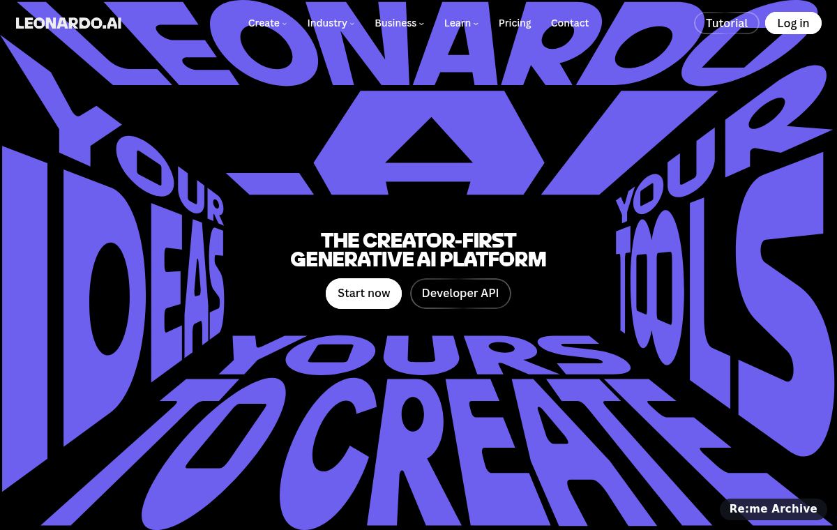 Leonardo.Ai のスクリーンショット
